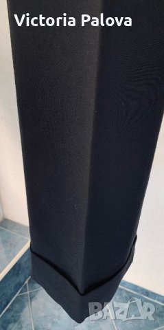 Черен вълнен панталон DISTIVA, снимка 4 - Панталони - 42655243