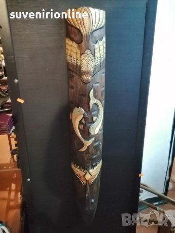 Дървена маска за стена , снимка 6 - Пана - 39767854