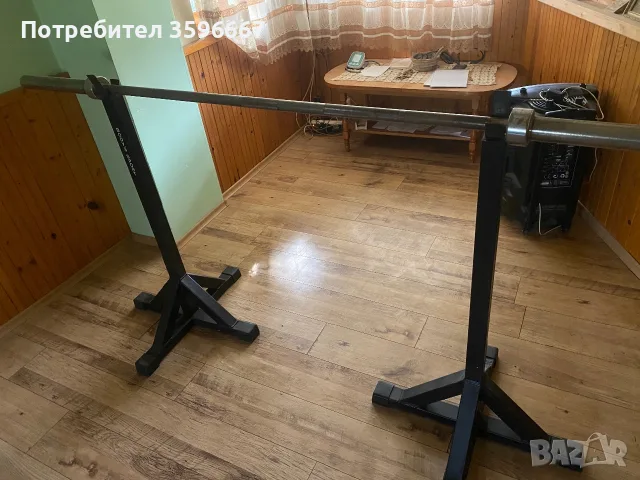 Стойка за клек+ Лост, снимка 2 - Фитнес уреди - 55935796