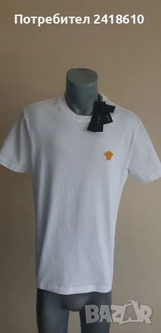 Versace Medusa Gianni VERSACE Cotton Taylor Fit Mens Size M НОВО! ОРИГИНАЛ! Мъжка Тениска!, снимка 3 - Тениски - 53904641