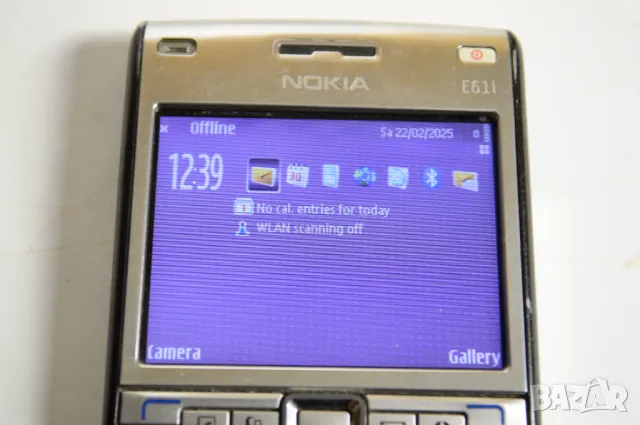 NOKIA E61i ретро телефон с копчета и цяла клавиатура за колекция, снимка 5 - Nokia - 49235063