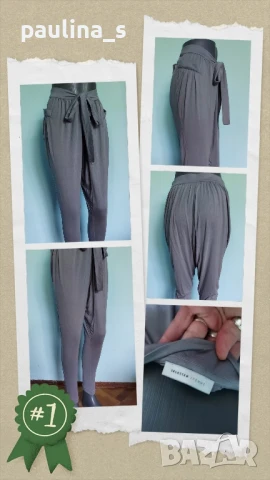 Три различни броя / Сиви потури "Culture", "NU by staff woman" и "Selected femme", снимка 13 - Панталони - 28101578