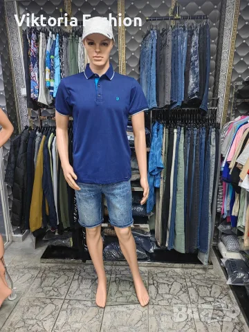 мъжка тениска с яка, снимка 12 - Тениски - 56004661