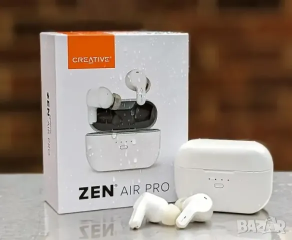 Creative Zen Air Pro Bluetooth слушалки/IPX5/33h, снимка 2 - Слушалки и портативни колонки - 49288483
