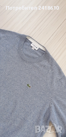 Lacoste Cotton / Knit Mens  Classic Fit Size 7 - 2XL НОВО! ОРИГИНАЛ! Мъжки Памучен Пуловер!, снимка 16 - Пуловери - 52399522