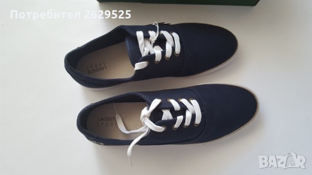 Нови и оригинални кецове Lacoste размер 44,5, снимка 5 - Кецове - 30772992