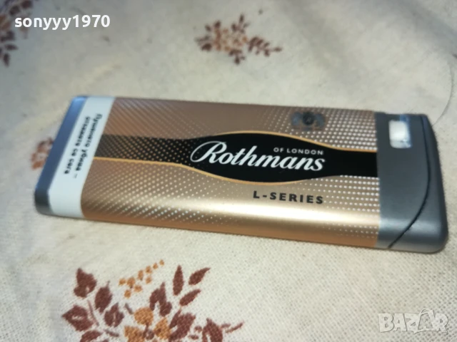 ROTHMANS-МЕТАЛНА ЗАПАЛКА 2905250439, снимка 3 - Колекции - 50465404