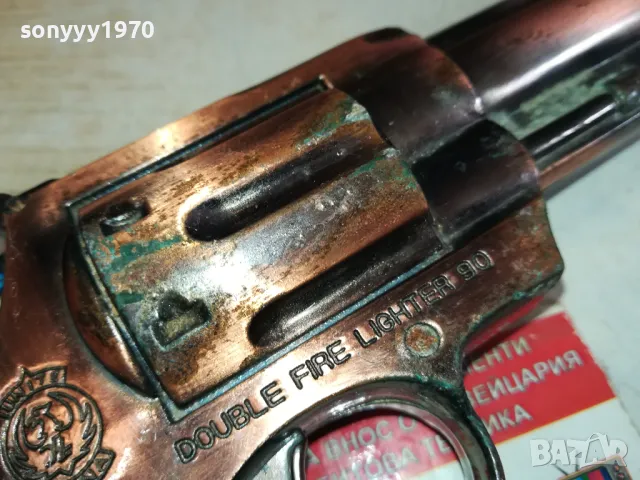 МЕТАЛЕН ПИЩОВ ЗАПАЛКА 21Х12СМ 2601251450, снимка 13 - Антикварни и старинни предмети - 48834893