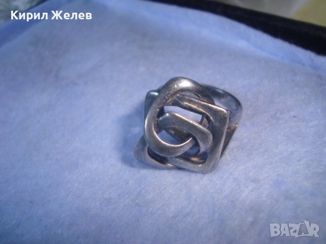 КРАСИВ СРЕБЪРЕН ПРЪСТЕН ОКСИДИРАНО СРЕБРО 925 ХУДОЖЕСТВЕНА АРТ ИЗРАБОТКА ДИЗАЙНЕРСКИ МОДЕЛ 27348, снимка 9 - Пръстени - 36870035