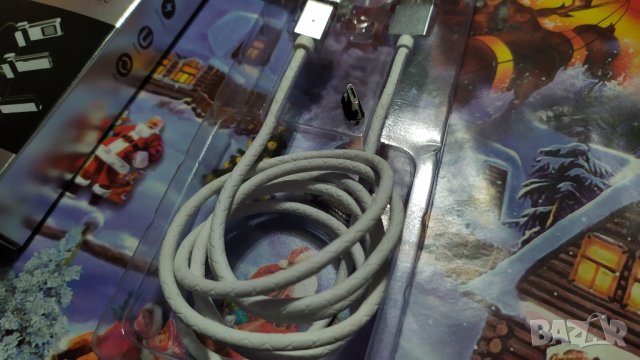 Магнитен кабел micro, type-c usb data cable , снимка 3 - USB кабели - 31272323