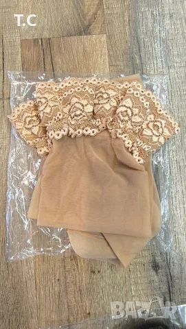 Различни  дамски чорапи с дантела, снимка 6 - Дамски чорапи - 56316590