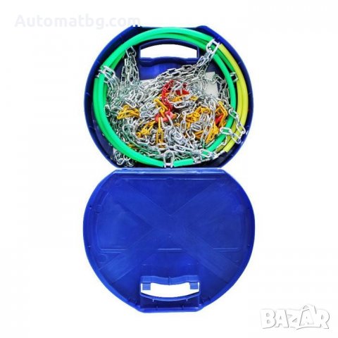 Комплект вериги за автомобил Automat, Вериги за 15 - 19 цола, Метални, 2бр, Сив, снимка 3 - Аксесоари и консумативи - 38014477