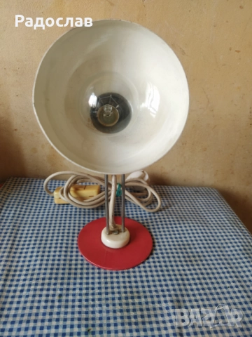 Българска стара нощна лампа , снимка 4 - Настолни лампи - 52331072