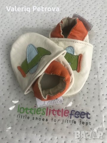 Бебешки буйки естествена кожа, самолет, снимка 4 - Бебешки обувки - 31033993