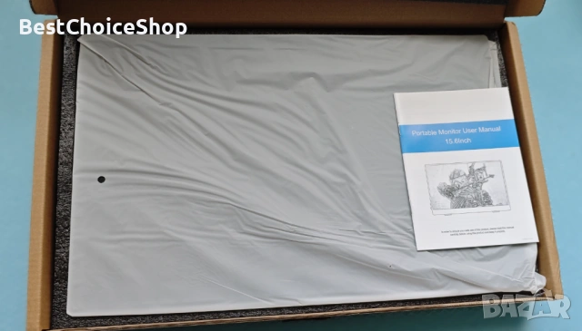 Преносим монитор, 15.6-инчов 1920 x 1080P, снимка 2 - Монитори - 53090646