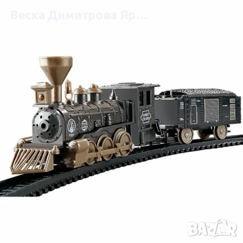 Класически ретро влак с релси - 16 части, снимка 4 - Влакчета, самолети, хеликоптери - 51076885