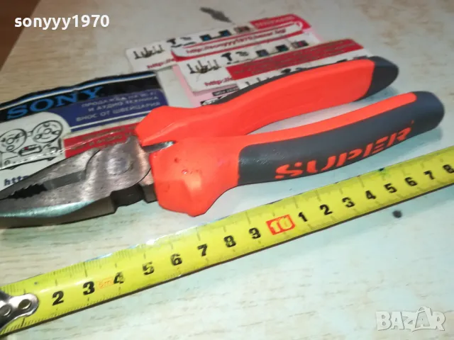 КЛЕЩИ КОМБИНИРАНИ 8 ИНЧА 1312240953, снимка 14 - Клещи - 48329824