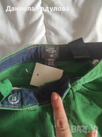 Зелено  панталонче, снимка 2 - Детски панталони и дънки - 42729854