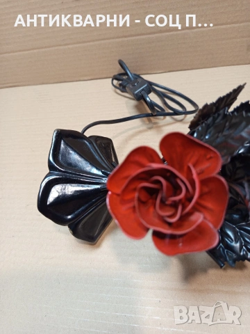 Стара Метална Декоративна Настолна Лампа. Номер 617., снимка 8 - Антикварни и старинни предмети - 53250219