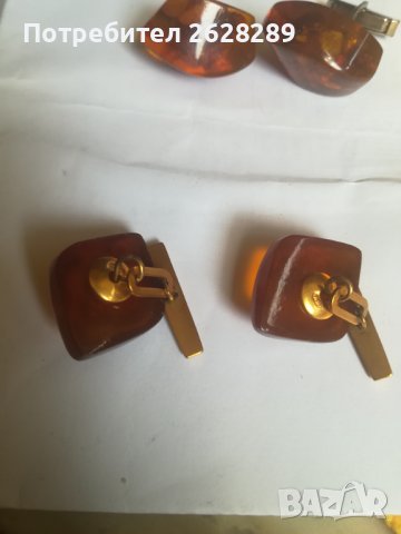 Ръкавели от Балтийски кехлибар, снимка 3 - Други - 37889645