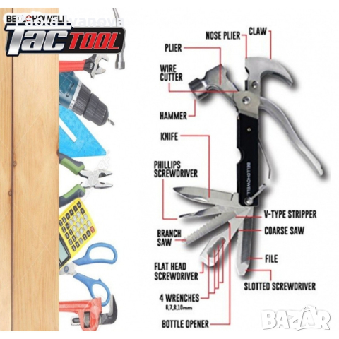 18в1 Мултифункционален инструмент, снимка 2 - Други инструменти - 44605506