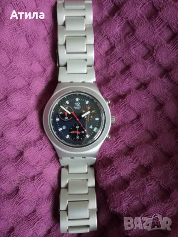 часовник swatch irony chronograph aluminium, снимка 2 - Мъжки - 48222064