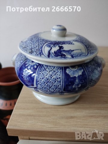 Китайска лупа , китайски порцелан, снимка 1 - Антикварни и старинни предмети - 35058907