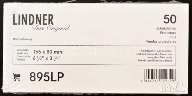 Lindner PVC - опаковки за банкноти 895LP - 50 броя! 