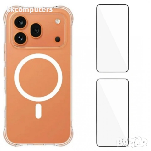 WANLONFENG WL1 Магнитен Прозрачен Калъф за Honor 600 Pro 5G - 2.0mm TPU, 2 стъкла, Anti-yellowing