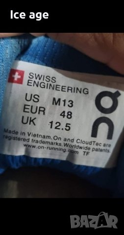 ON Cloud ON RUNNING мъжки маратонки номер 48, снимка 4 - Маратонки - 42046061