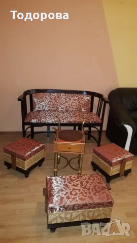 Старинна холова гарнитура от  5 части