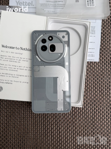 НОВ 36Мес Гаранция Nothing Phone 3a PRO Лизинг от 24лв/м 12/256GB Grey, снимка 5 - Други - 52721318