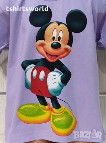Нова детска тениска с дигитален печат Мики Маус, снимка 3 - Детски тениски и потници - 31691119