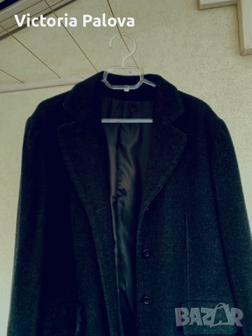 Прекрасно черно палто,80% вълна, снимка 2 - Палта, манта - 38455226