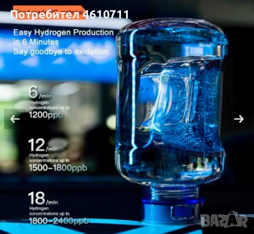 1.5L 1.7L  Спортна Бутилка за Водородна Вода, снимка 5 - Други - 54190361