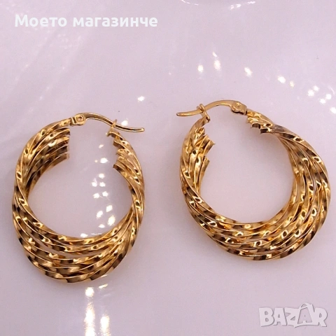 Обеци от медицинска стомана - различни модели , снимка 3 - Обеци - 53110600