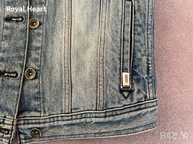 Нов! Дамски дънков елек Vans | S, снимка 5 - Елеци - 49225344