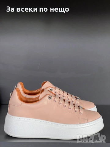 in Pele Дамски Маратонки Естествена Кожа👟Дамски Спортни Обувки Код E1202, снимка 5 - Маратонки - 53252956