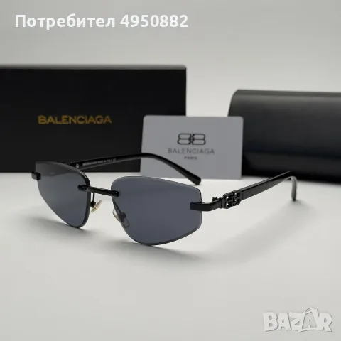 Дамски слънчеви очила Balenciaga Rimless BB Edition Black Cat Eye нови, снимка 7 - Слънчеви и диоптрични очила - 56161614