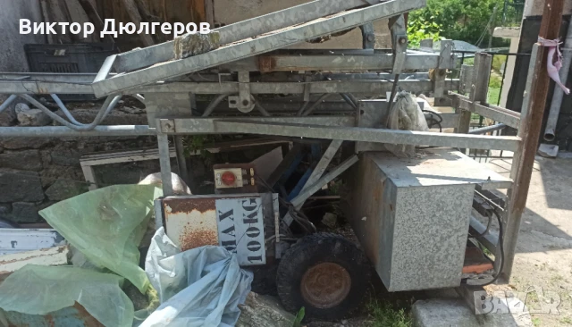 Мобилен Хаспел колесар (стъллба) товар до 100кг, снимка 4 - Подемници - 50606898