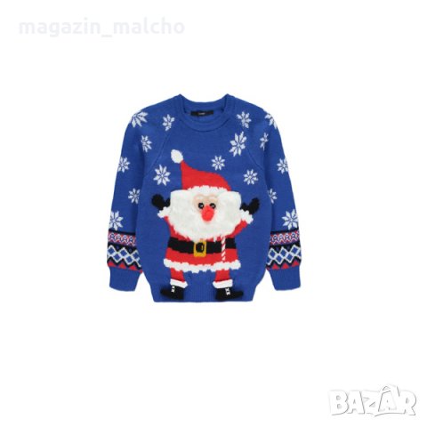 ДЕТСКИ ПУЛОВЕР – Santa Claus Christmas; размер: 12-18м.