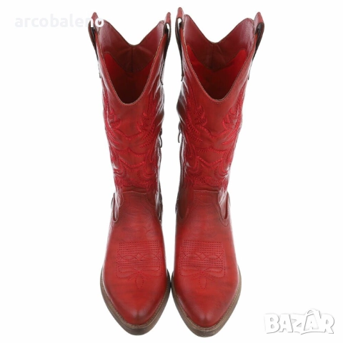 Дамски уестърн и байкърски ботуши, 5цвята , снимка 14 - Дамски ботуши - 51762801