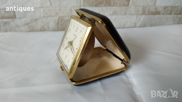 Стар туристически часовник / будилник - Haramachi Seiki Co. - Made in Japan - 1965г., снимка 4 - Антикварни и старинни предмети - 35260471