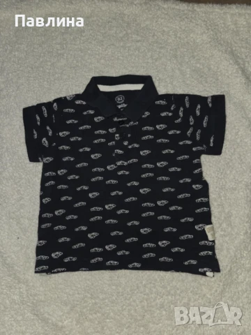 Лот от 11 Тениски и Два Къси Панталона за Момче - 18-24м, снимка 14 - Бебешки блузки - 50885253