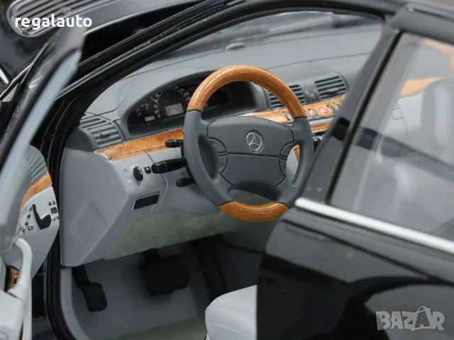 B66040659,Умален модел die-cast Mercedes-Benz S 600 Limousine Langversion V220 (2000-2005)1:18, снимка 4 - Колекции - 36456632