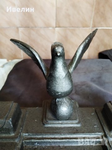 стара метална мастилница, снимка 2 - Антикварни и старинни предмети - 29140660