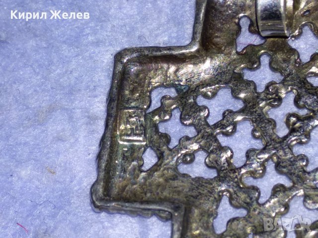 АЖУРЕН СРЕБЪРЕН ВИНТИДЖ - АРТ КРЪСТ МАРКОВО СРЕБРО 925 МАЙСТОРСКА ДИЗАЙНЕРСКА ИЗРАБОТКА 27661, снимка 10 - Колиета, медальони, синджири - 40575192