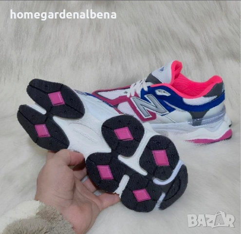 New Balance 9060 – Дамски маратонки бяло/синьо/розово | Размери 37–39, снимка 3 - Маратонки - 54314266