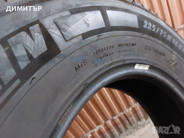 4бр.НОВИ всесезонни MICHELIN 225/75/16C DOT 0922-ЦЕНАТА Е ЗА БРОЙ, снимка 8 - Гуми и джанти - 42670051