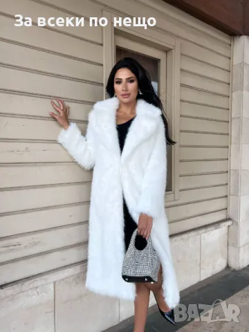 Луксозно дамско палто Код A140, снимка 10 - Палта, манта - 47552759